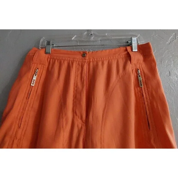 Jamie Sadock Shorts Bermuda Women Size 8,orange,Pocker,30 Inch Waist,13 Inseam - Picture 7 of 9